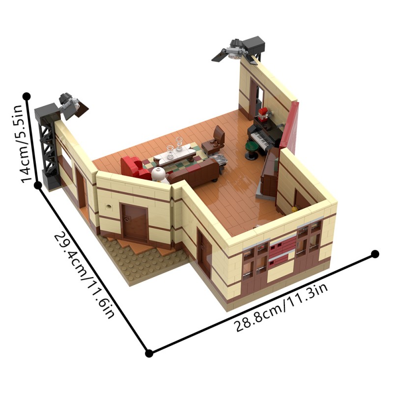 GOBRICKS MOC 230548 How I met your Mother - Teds Apartment - YWOBB