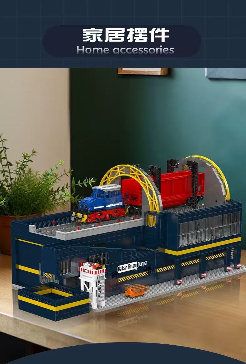 Mould King 17094 Railcar Rotary Dumper - YWOBB