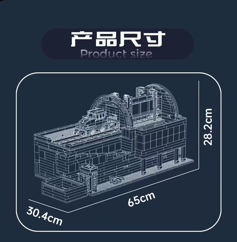 Mould King 17094 Railcar Rotary Dumper - YWOBB