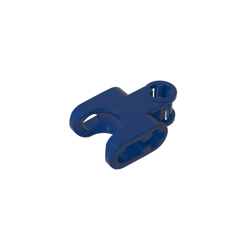 GOBRICKS GDS-1205 Axle Connector 2 x 3 with Ball Joint Socket - Closed Sides, Straight Forks with Open Axle - YWOBB