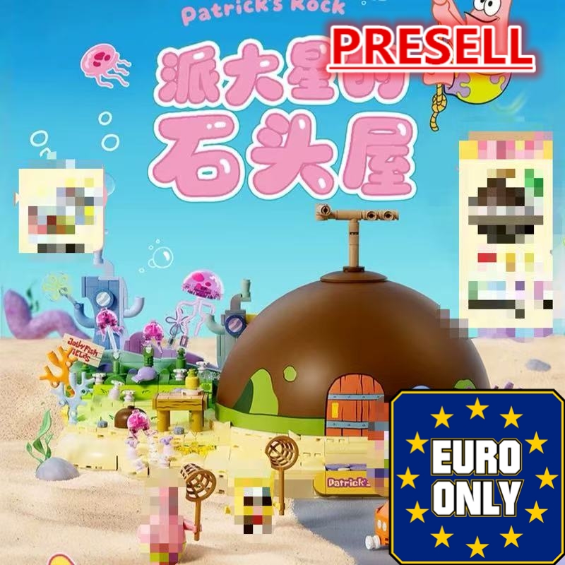 SEMBO AREA-X AB0089 SpongeBob SquarePants Patrick Star's Stone House OVP EU Warehouse Version - YWOBB