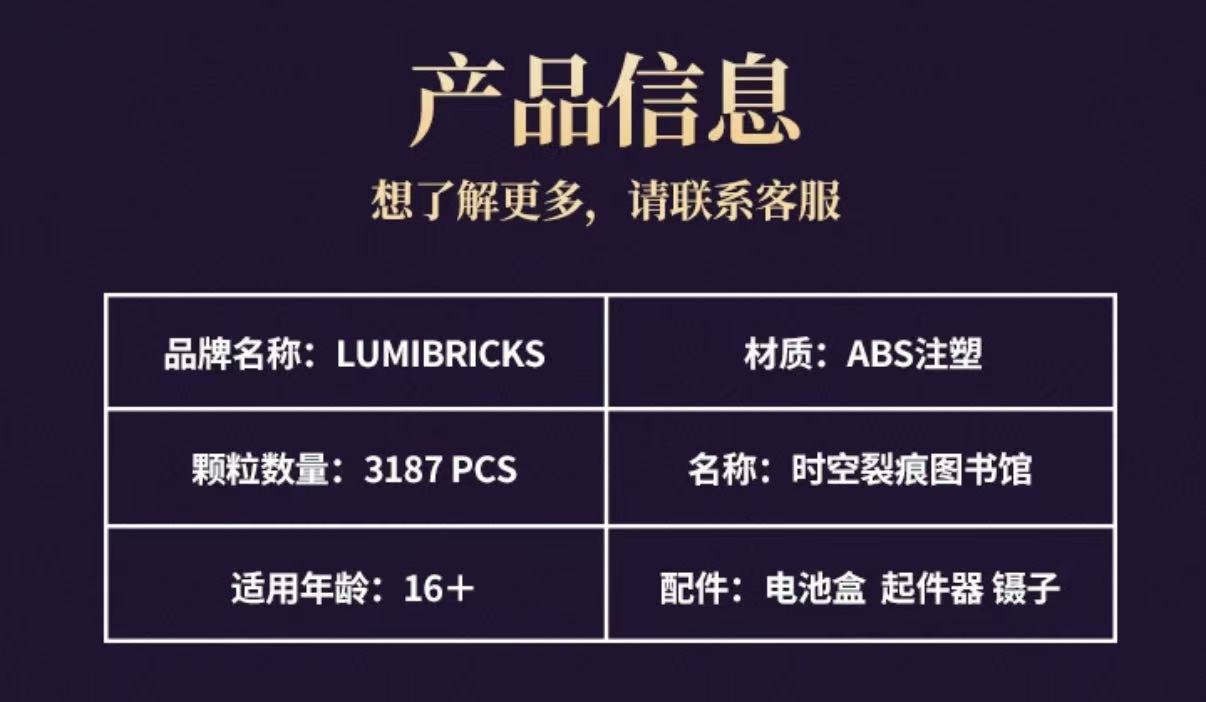 FunWhole F11012 Steampunk Time Rift Library OVP US Warehouse Version - YWOBB