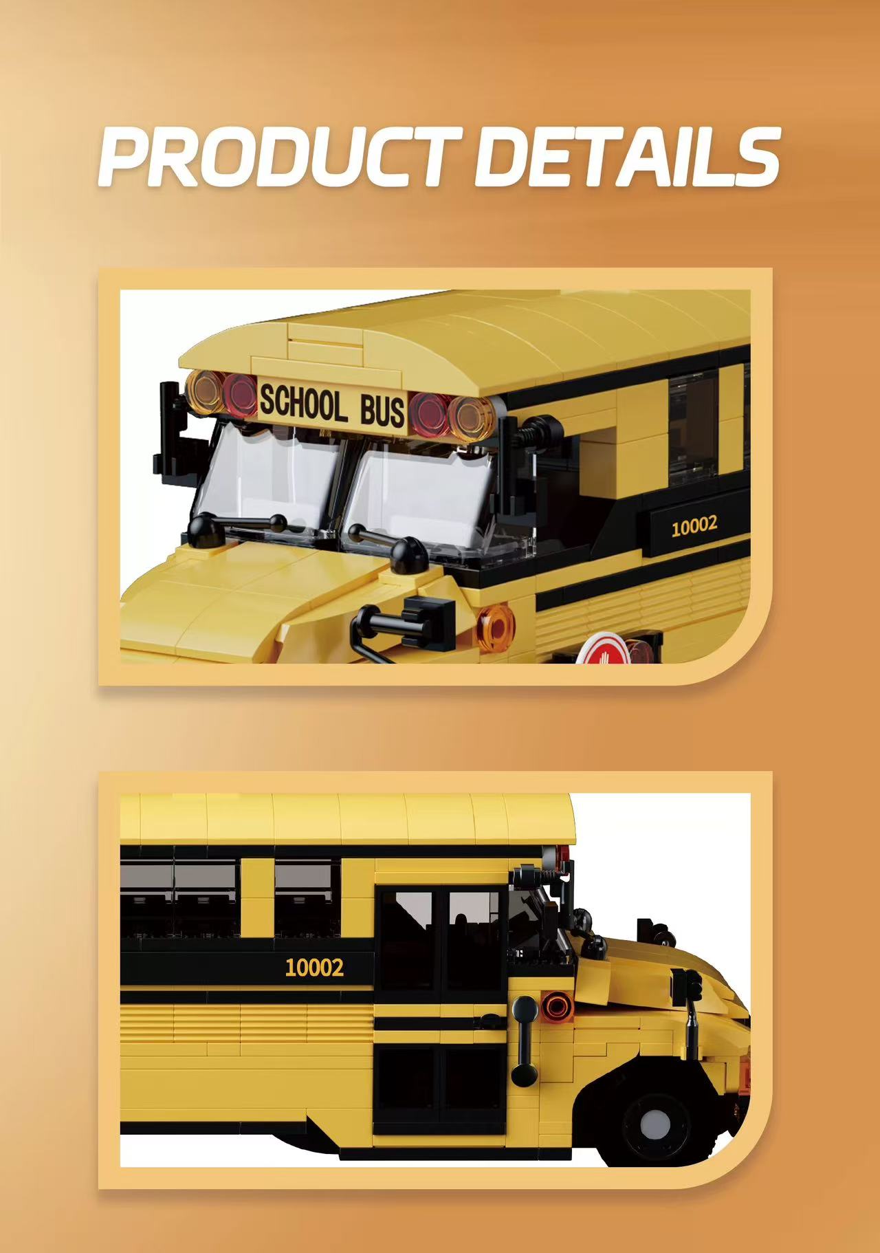 Amazing Block 10002 SCHOOL BUS - YWOBB