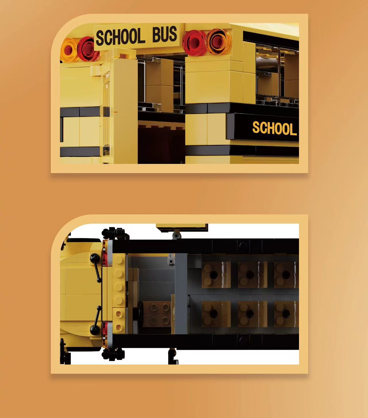 Amazing Block 10002 SCHOOL BUS - YWOBB