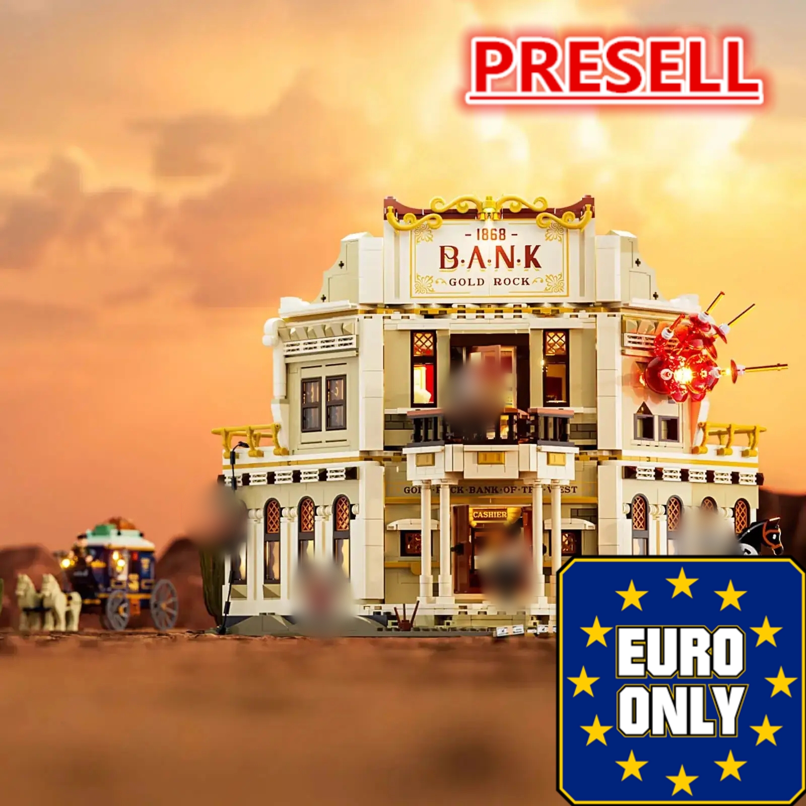 FunWhole L9097 Western Bank Heist OVP EU Warehouse Version - YWOBB