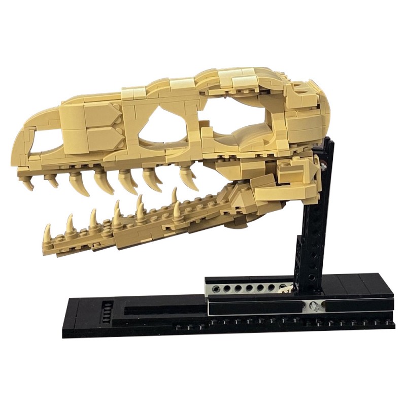 GOBRICKS MOC 233703 Velociraptor Fossil Skull (True Scale) - YWOBB