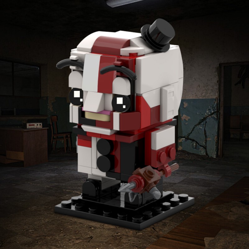 GOBRICKS MOC 233826 Artsy Clown (Strawberry Jam Edition) Brickheadz - YWOBB