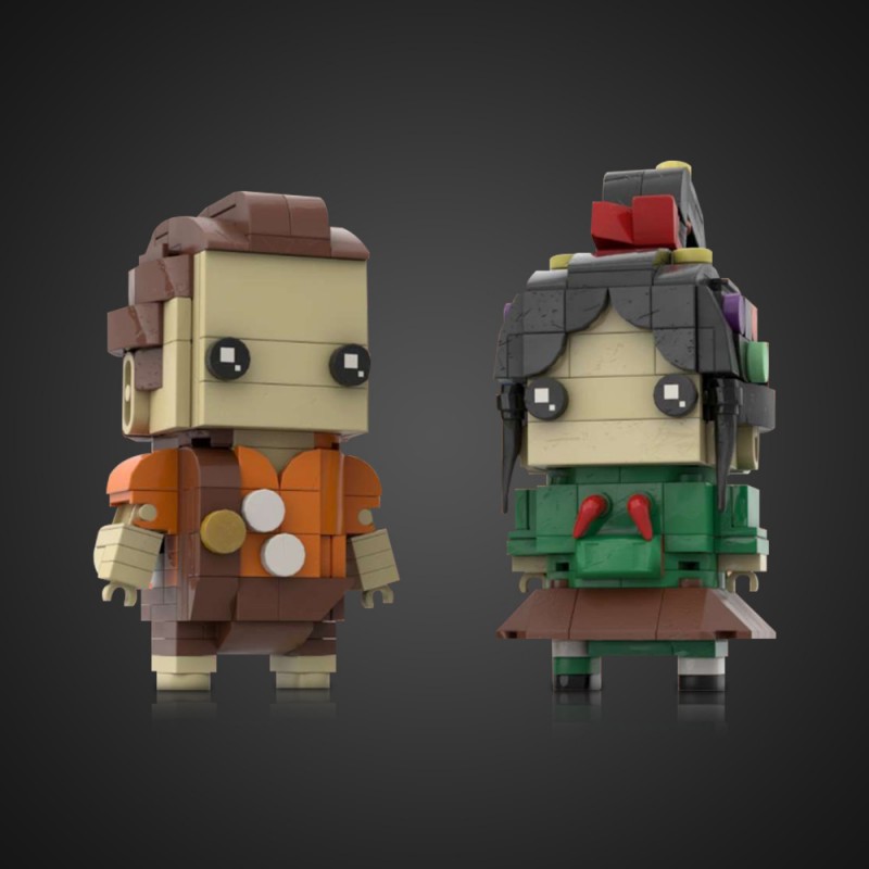GOBRICKS MOC 232750 Ralph and Vanellope - YWOBB