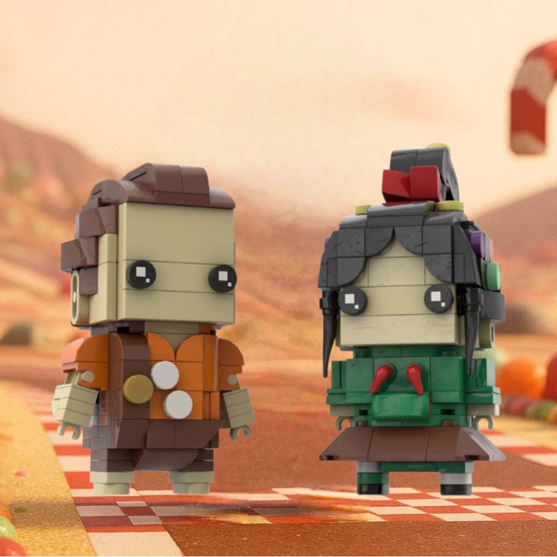 GOBRICKS MOC 232750 Ralph and Vanellope - YWOBB