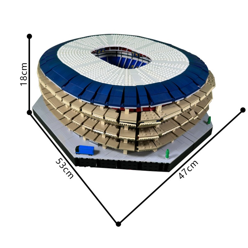GOBRICKS MOC 229002 New Camp Nou 1:500 - YWOBB