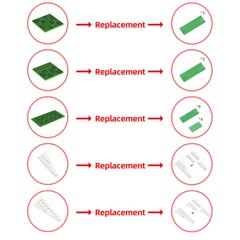 GOBRICKS MOC 229002 New Camp Nou 1:500 - YWOBB