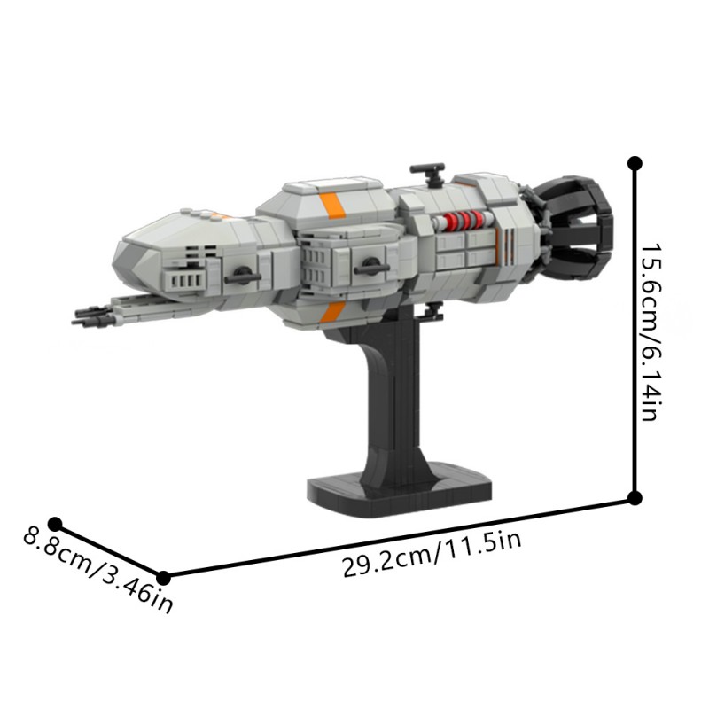 GOBRICKS MOC 233991 Rocinante Mini - YWOBB