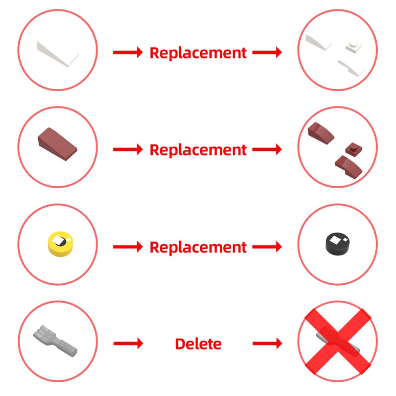GOBRICKS MOC 233826 Artsy Clown (Strawberry Jam Edition) Brickheadz - YWOBB