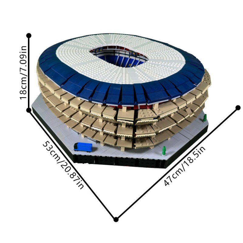 GOBRICKS MOC 229002 New Camp Nou 1:500 - YWOBB