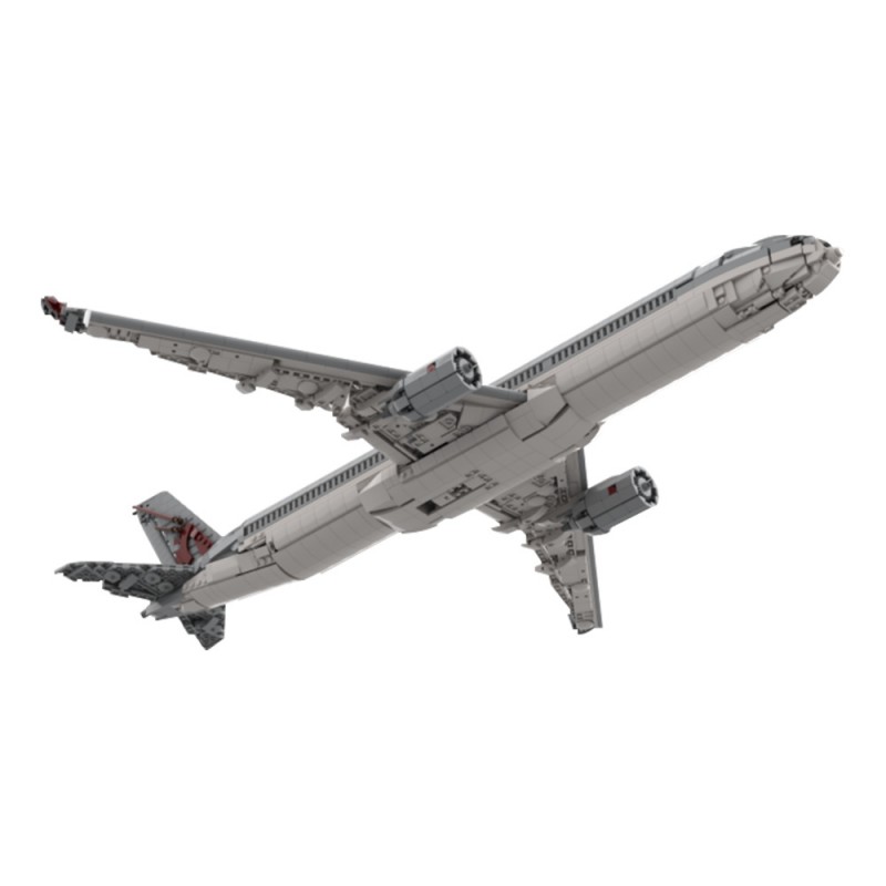 GOBRICKS MOC 233729 Qatar Airways Airbus A350-1000 - YWOBB