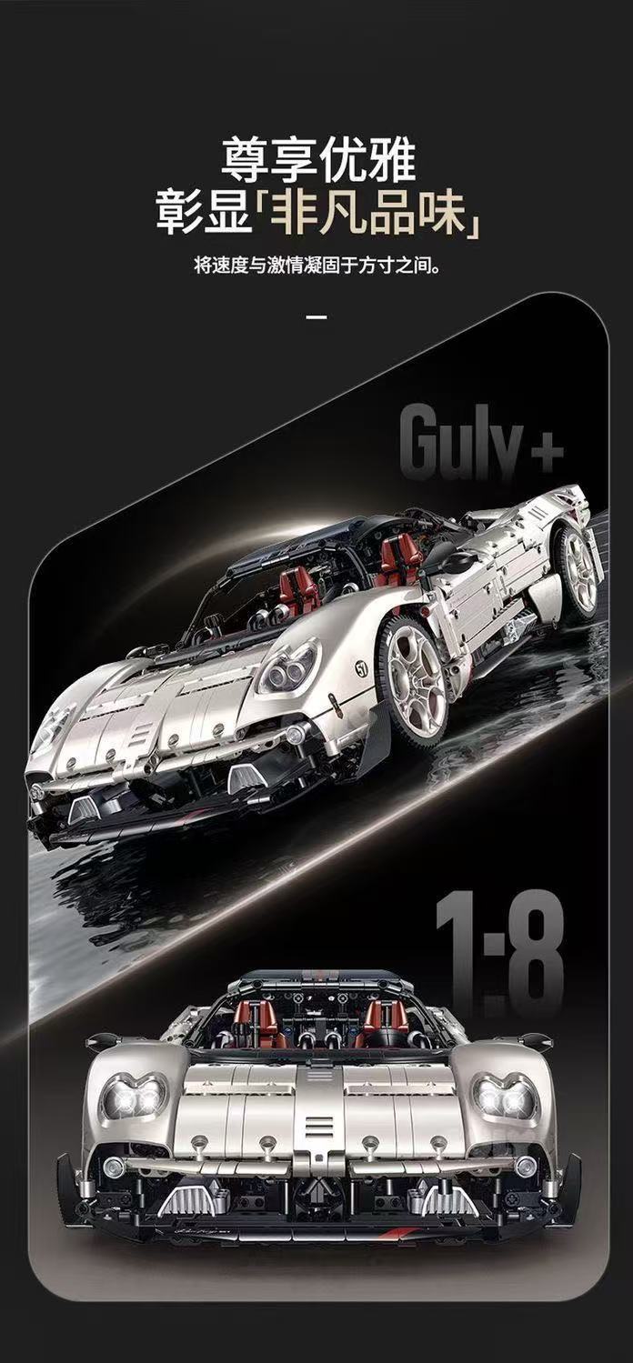 GULY 10657 1:8 Supercar Series PaganiUtopia OVP EU Warehouse Version - YWOBB