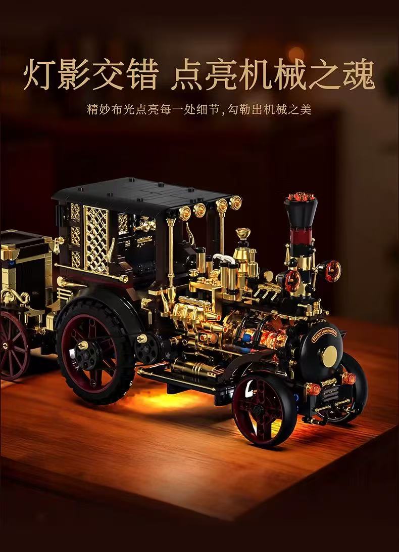 HUIYOYOYI H1003 Vintage Mechanical Steam Car - YWOBB