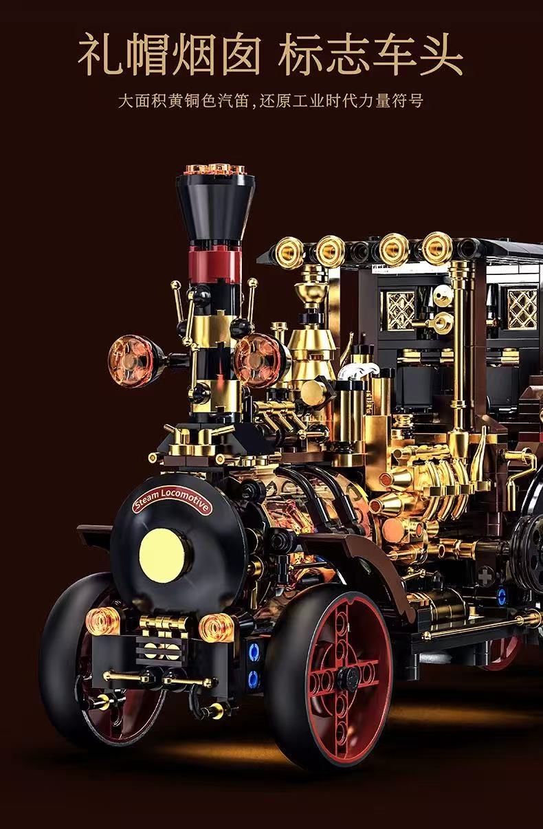 HUIYOYOYI H1003 Vintage Mechanical Steam Car - YWOBB