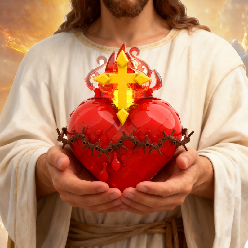 GOBRICKS MOC S0045 Sacred Heart of Jesus - YWOBB