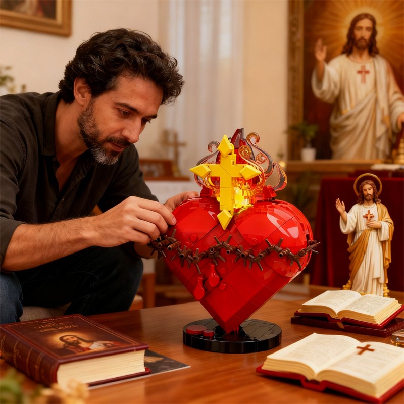 GOBRICKS MOC S0045 Sacred Heart of Jesus - YWOBB