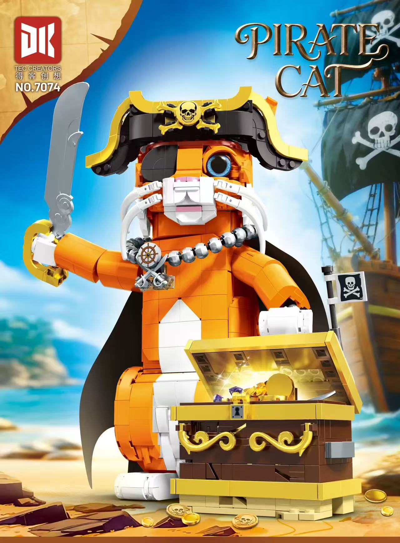 DK 7074 Pirate Cat - YWOBB