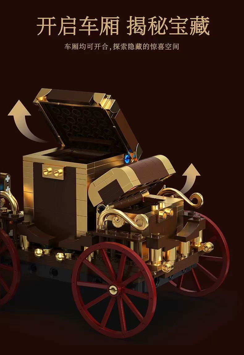 HUIYOYOYI H1003 Vintage Mechanical Steam Car - YWOBB