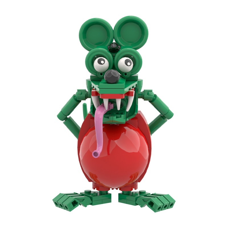 GOBRICKS MOC S0080Y02 Rat Fink - YWOBB