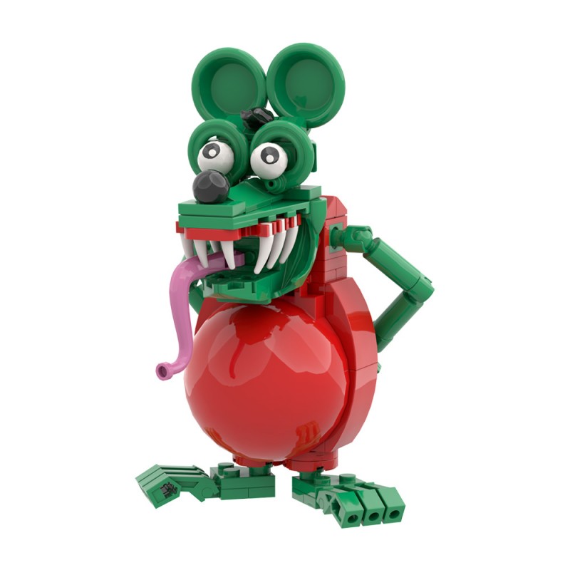 GOBRICKS MOC S0080Y02 Rat Fink - YWOBB