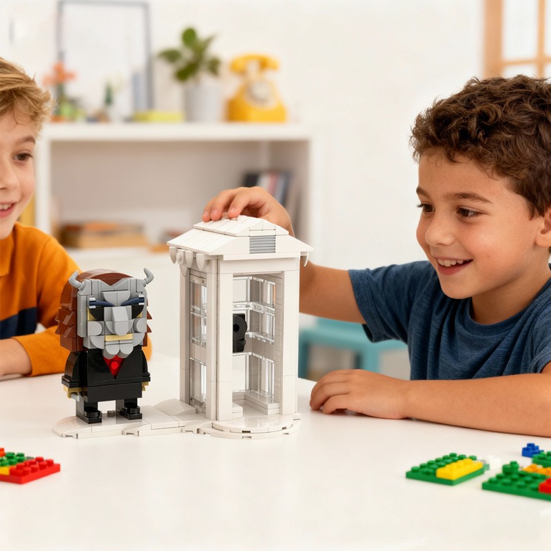 GOBRICKS MOC S0101 The Black Phone - YWOBB