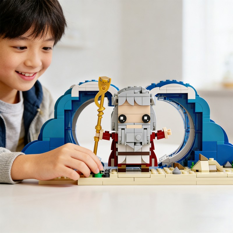 GOBRICKS MOC S0102 Moses parts the Red Sea - YWOBB