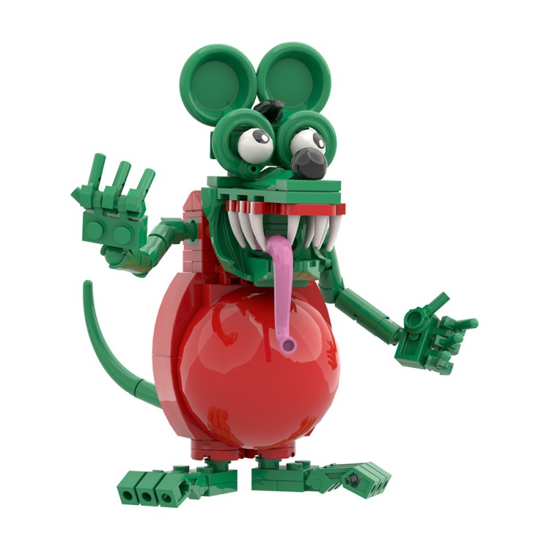 GOBRICKS MOC S0080Y02 Rat Fink - YWOBB