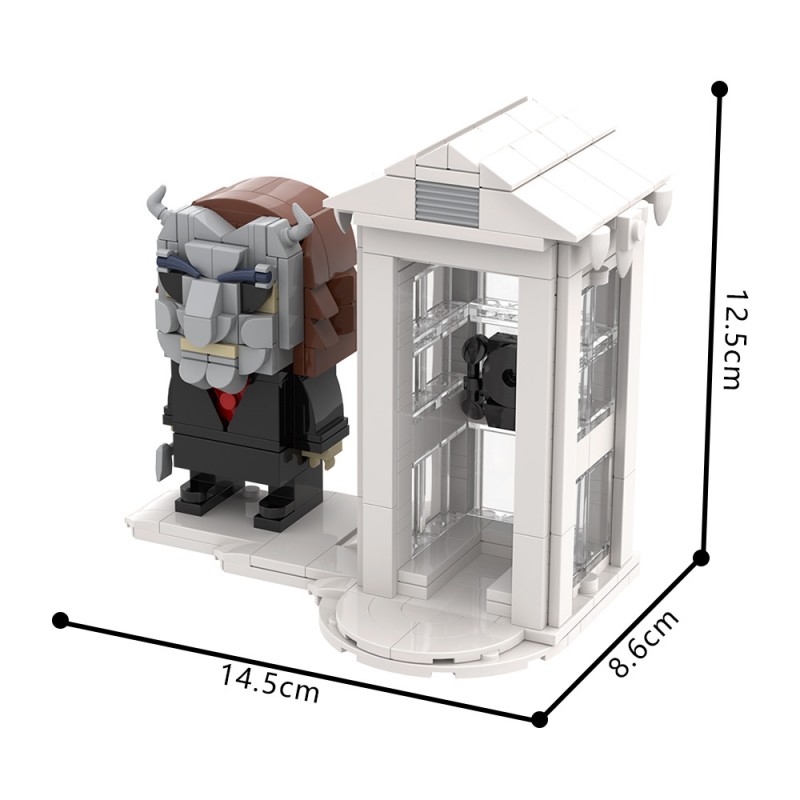 GOBRICKS MOC S0101 The Black Phone - YWOBB