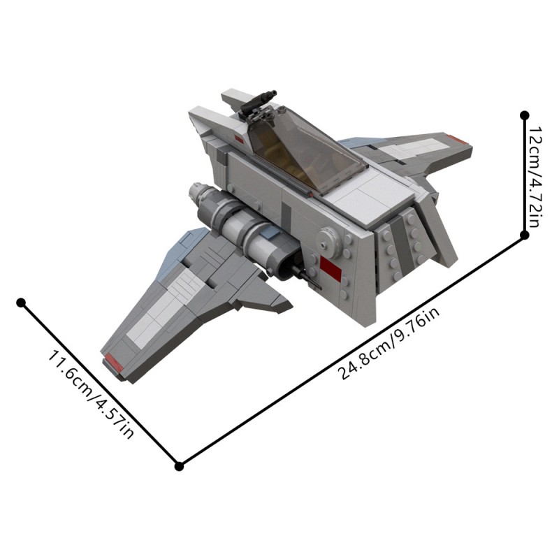 GOBRICKS MOC 232857 INT-3 Omen - Royal Guard Starfighter - YWOBB