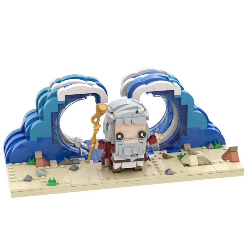 GOBRICKS MOC S0102 Moses parts the Red Sea - YWOBB