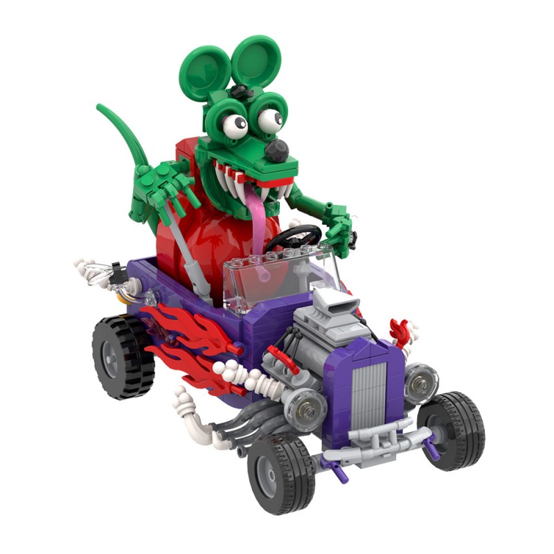 GOBRICKS MOC S0080Y01 Rat Fink - YWOBB
