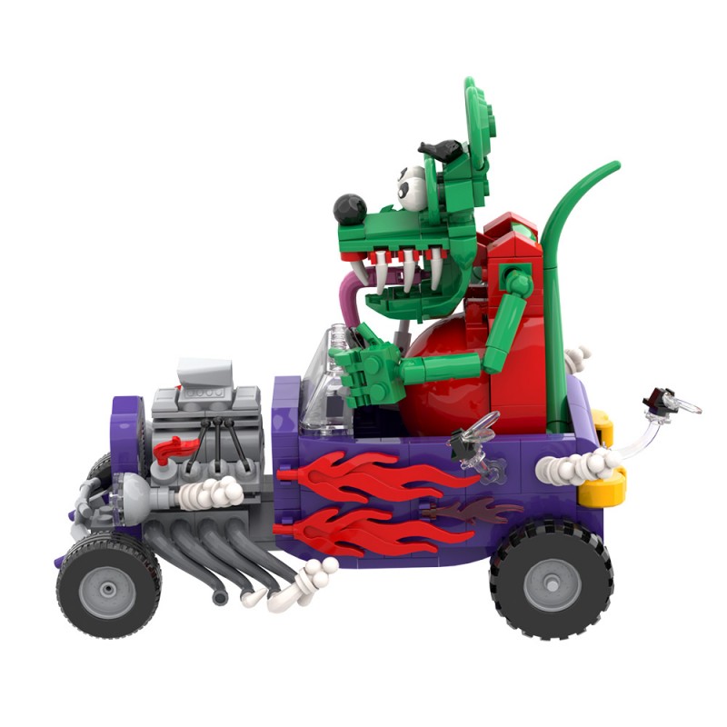 GOBRICKS MOC S0080Y01 Rat Fink - YWOBB