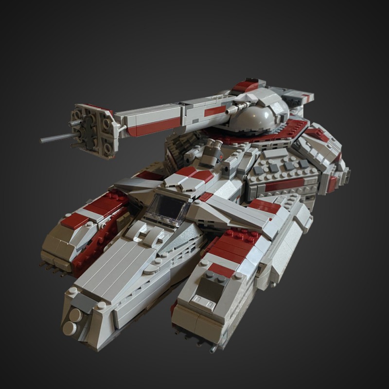 GOBRICKS MOC 231857 RX-200 Falchion Republic Stun Tank - YWOBB