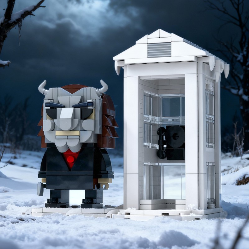 GOBRICKS MOC S0101 The Black Phone - YWOBB