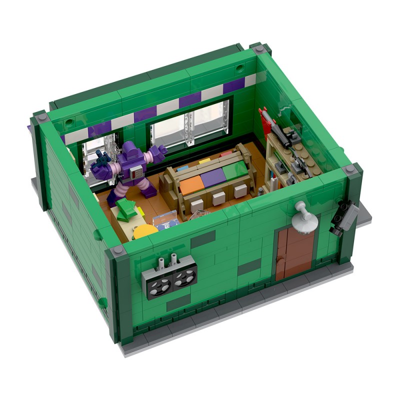 GOBRICKS MOC S0096 The Simpsons - Baseball Card Shop - YWOBB