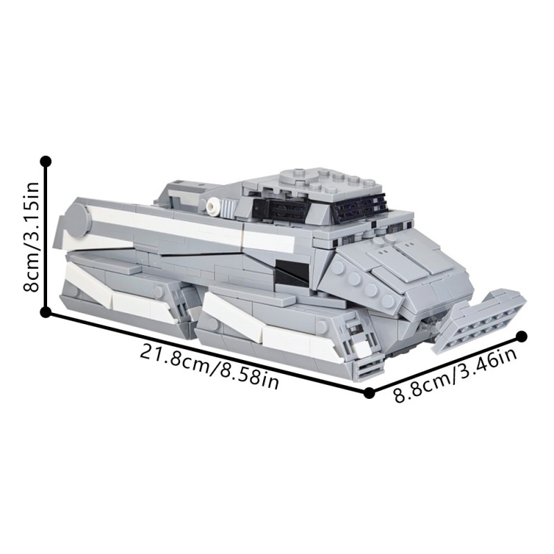GOBRICKS MOC 235149 Imperial Armored Personnel Carrier Ghorman - YWOBB