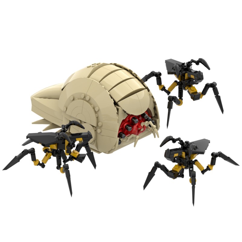 GOBRICKS MOC S0076 Starship Troopers Brain worm - YWOBB