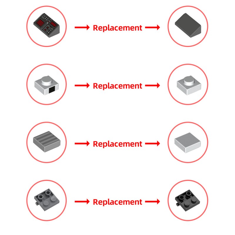 GOBRICKS MOC 235149 Imperial Armored Personnel Carrier Ghorman - YWOBB