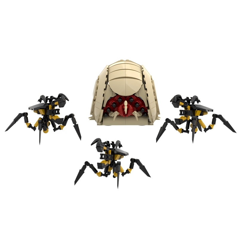 GOBRICKS MOC S0076 Starship Troopers Brain worm - YWOBB