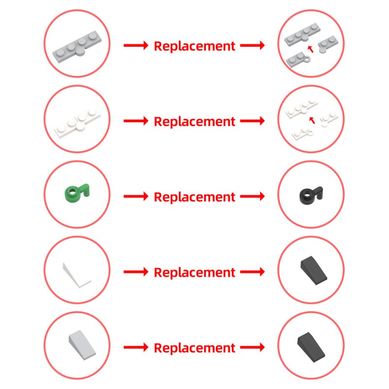 GOBRICKS MOC 235149 Imperial Armored Personnel Carrier Ghorman - YWOBB