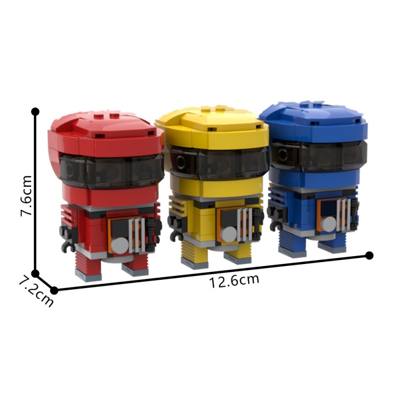 GOBRICKS MOC 49399 2001 a space odissey SPACE SUIT brickheadz - YWOBB