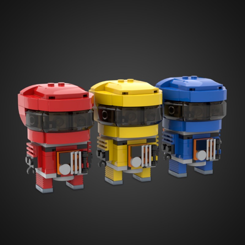 GOBRICKS MOC 49399 2001 a space odissey SPACE SUIT brickheadz - YWOBB