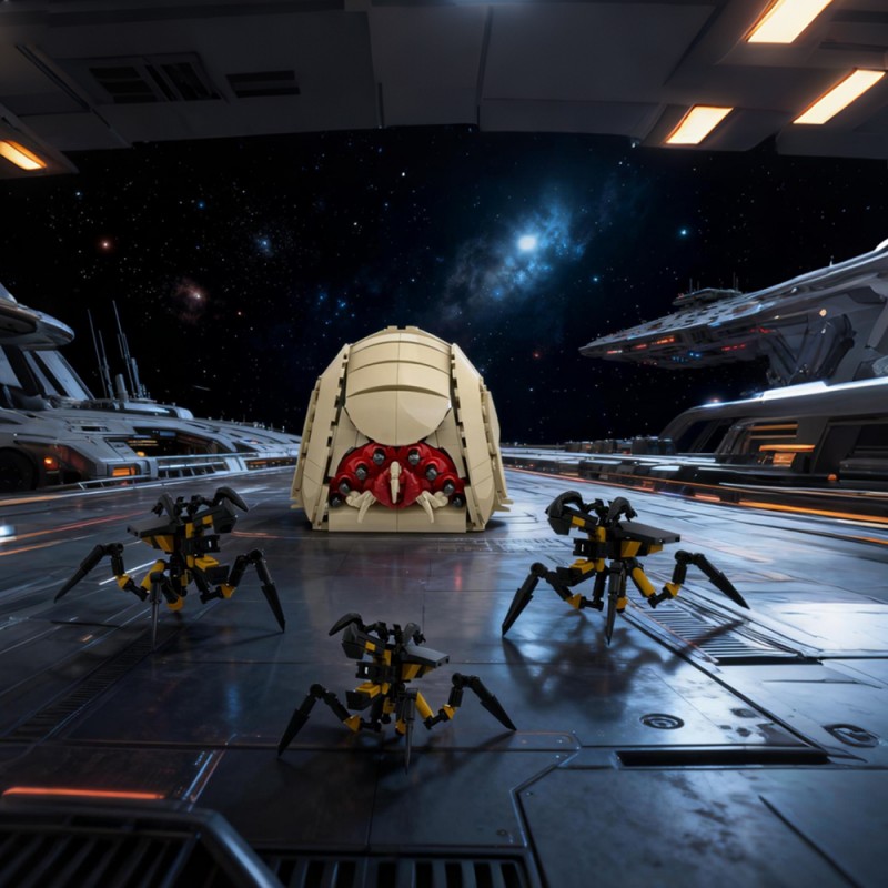 GOBRICKS MOC S0076 Starship Troopers Brain worm - YWOBB
