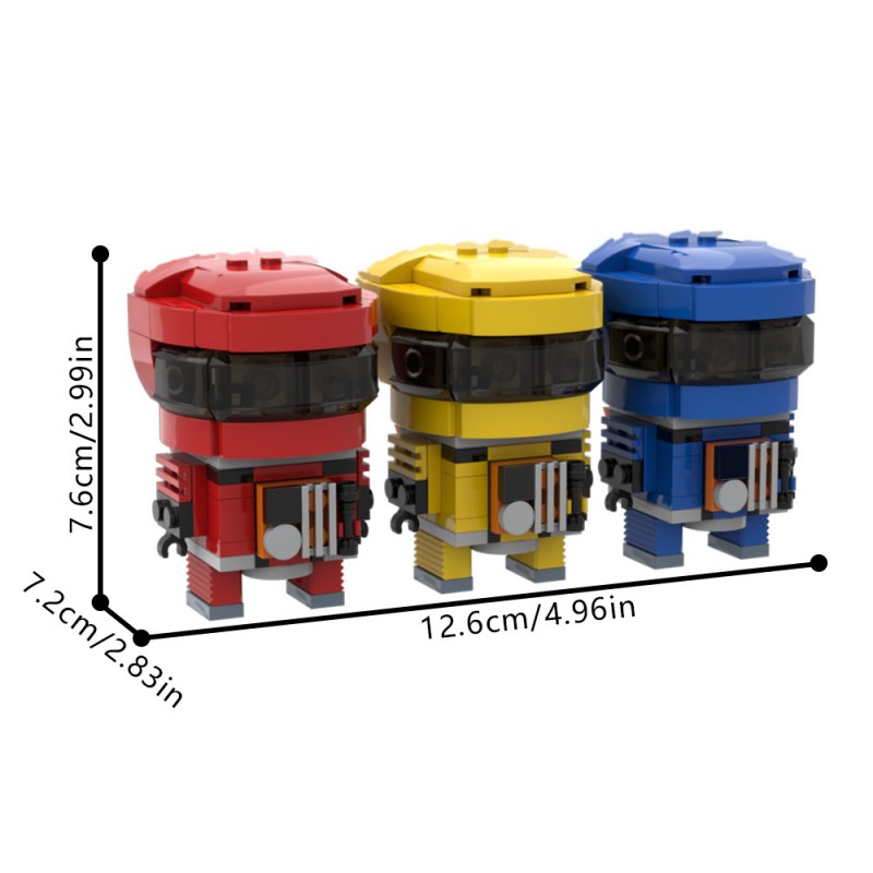 GOBRICKS MOC 49399 2001 a space odissey SPACE SUIT brickheadz - YWOBB