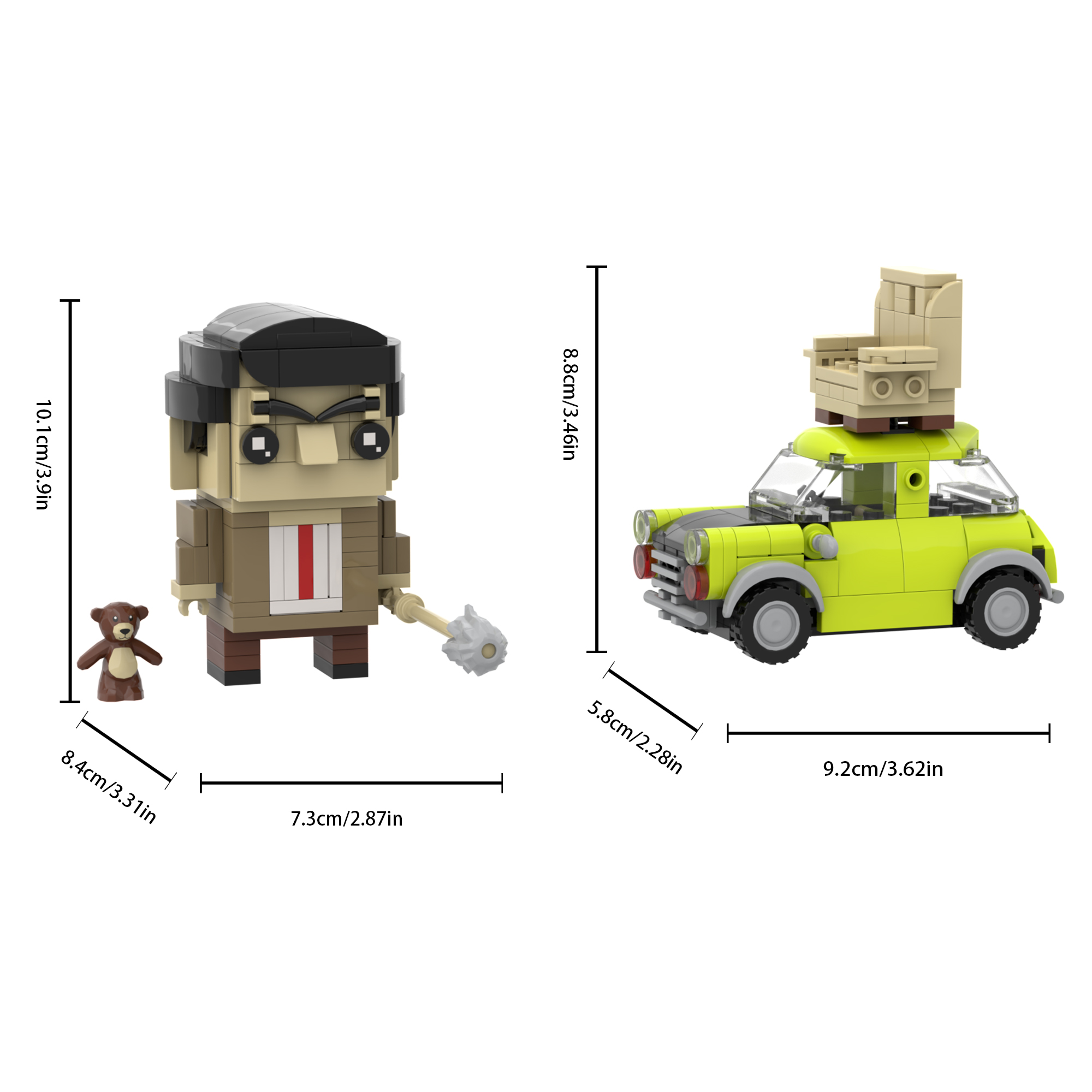 GOBRICKS MOC S0089Y01 Mr. Bean - YWOBB