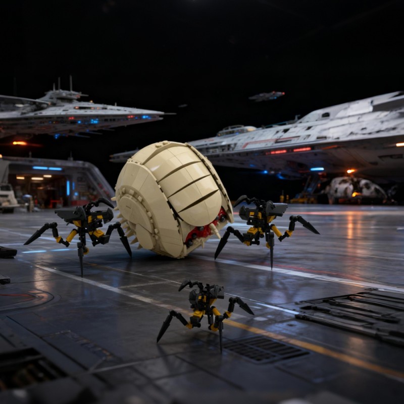 GOBRICKS MOC S0076 Starship Troopers Brain worm - YWOBB